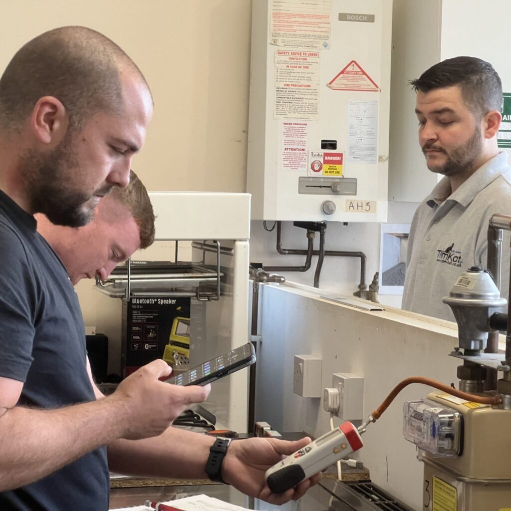 Engineers completing practical training at TomKat