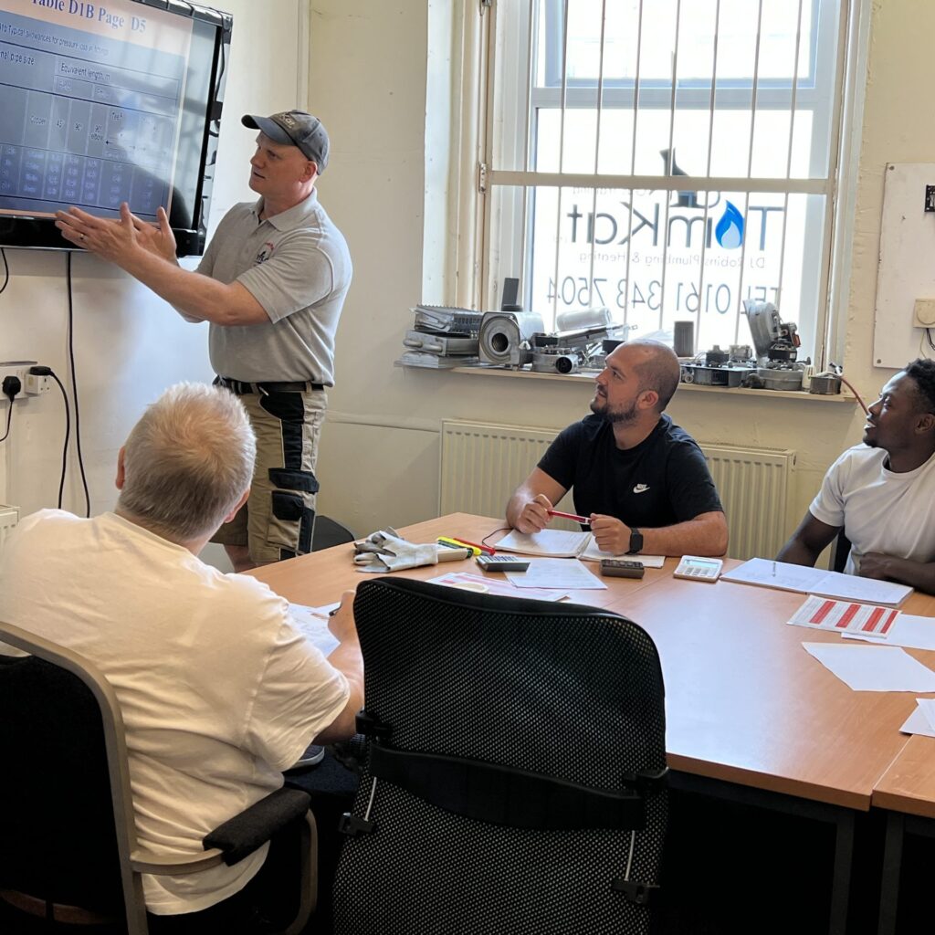 Derek leading a session at TomKat Gas Training