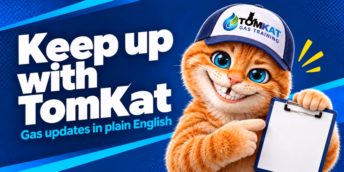 Keep up with TomKat. Gas updates in plain English.